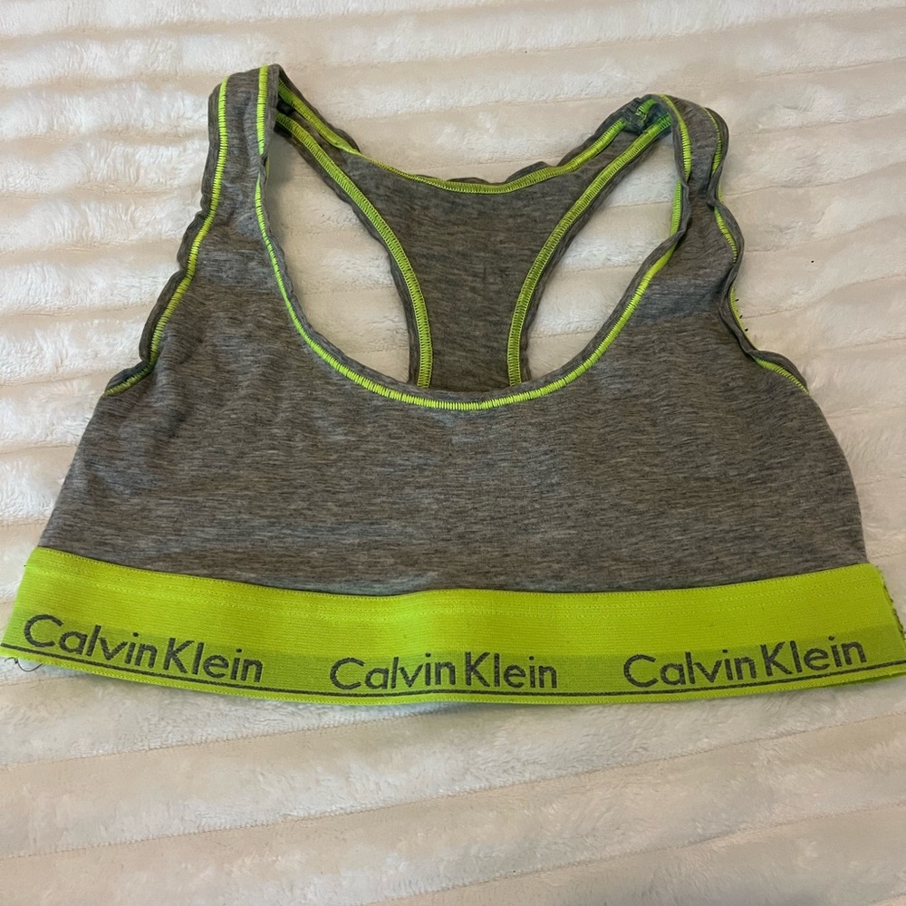 calvin klein sports bra